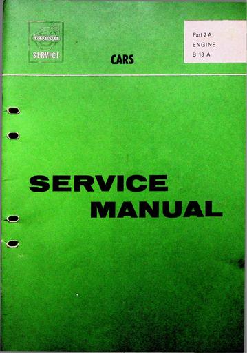 Manual Engine B18A (Engels)