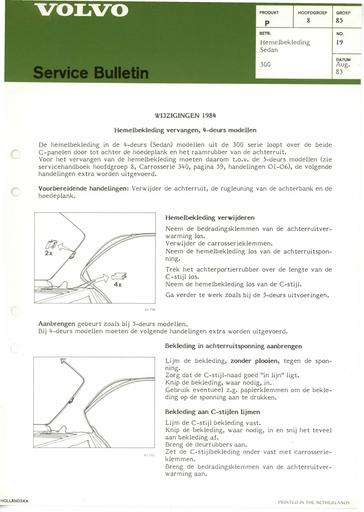 Bulletin Hemel vervangen 300 '83