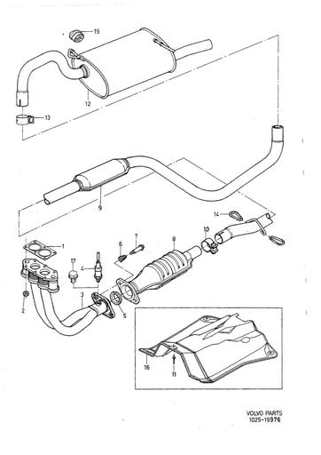 Uitlaatsysteem B18FP CH 486114
