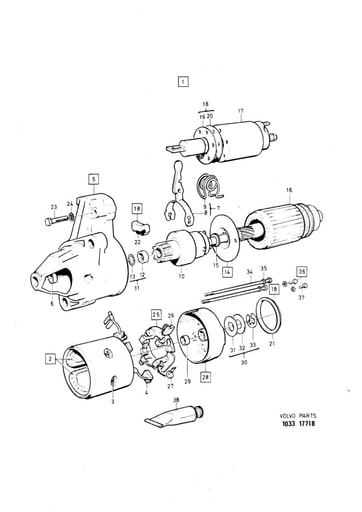 B200 Hitachi Startmotor