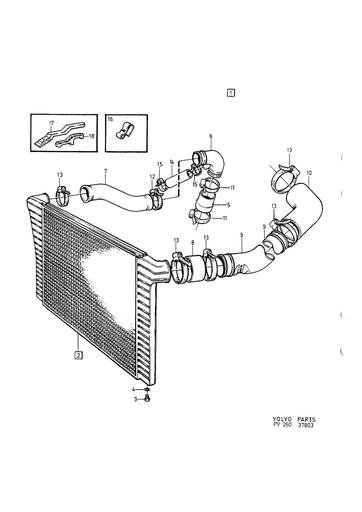 B230 ET, FT, GT Radiator