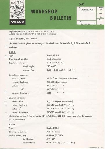 Bulletin Ontsteking B20 Mrt '71 (Engels)