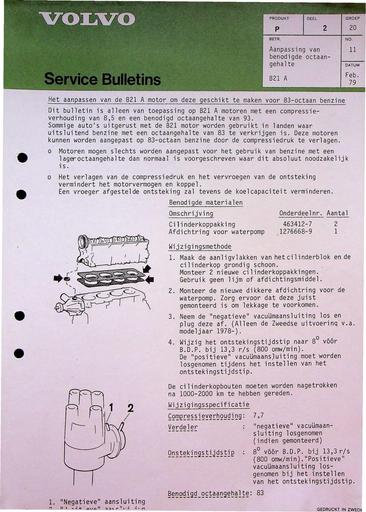 Bulletin 240 Octaangehalte B21A Febr'79