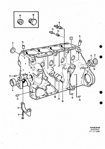 B200, B230 Onderblok