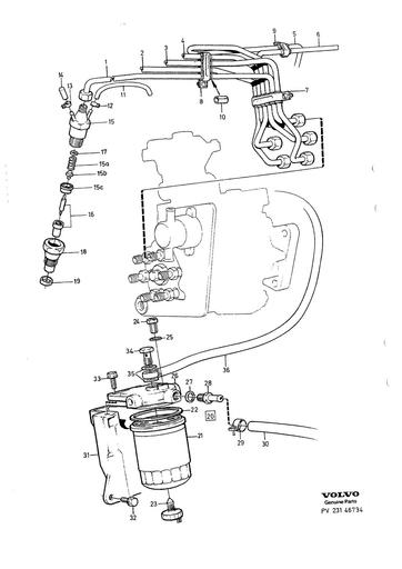 D24TIC Injectoren, leidingen en filter