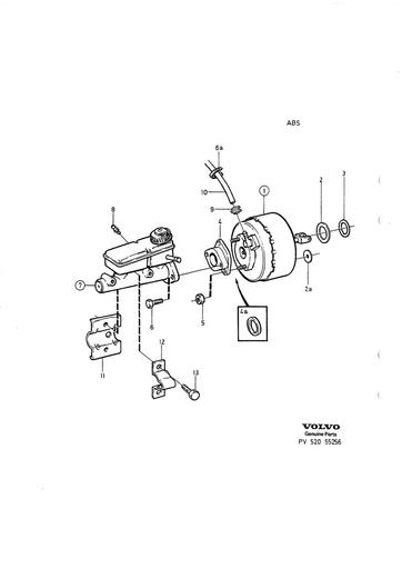 Hoofdremcilinder B200ET, B240GT, D24, B280