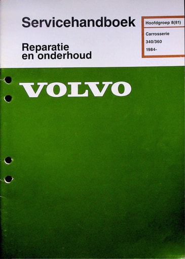 Rep  Onderh  Carrosserie 340, 360 '84