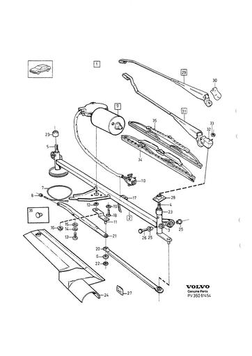 Ruitenwissers Elektrolux LHD