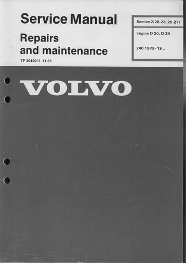 1979 e v  D20, D24 Repairs1
