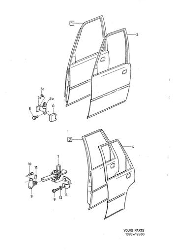 Zijkant deuren frame