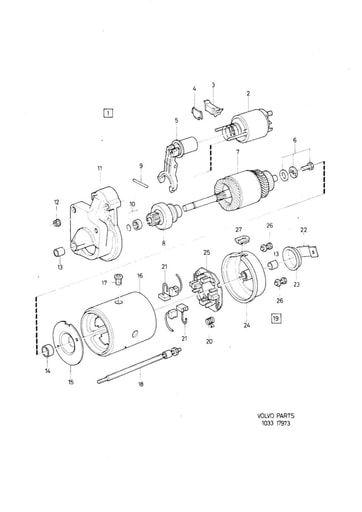 D16 Valeo Startmotor